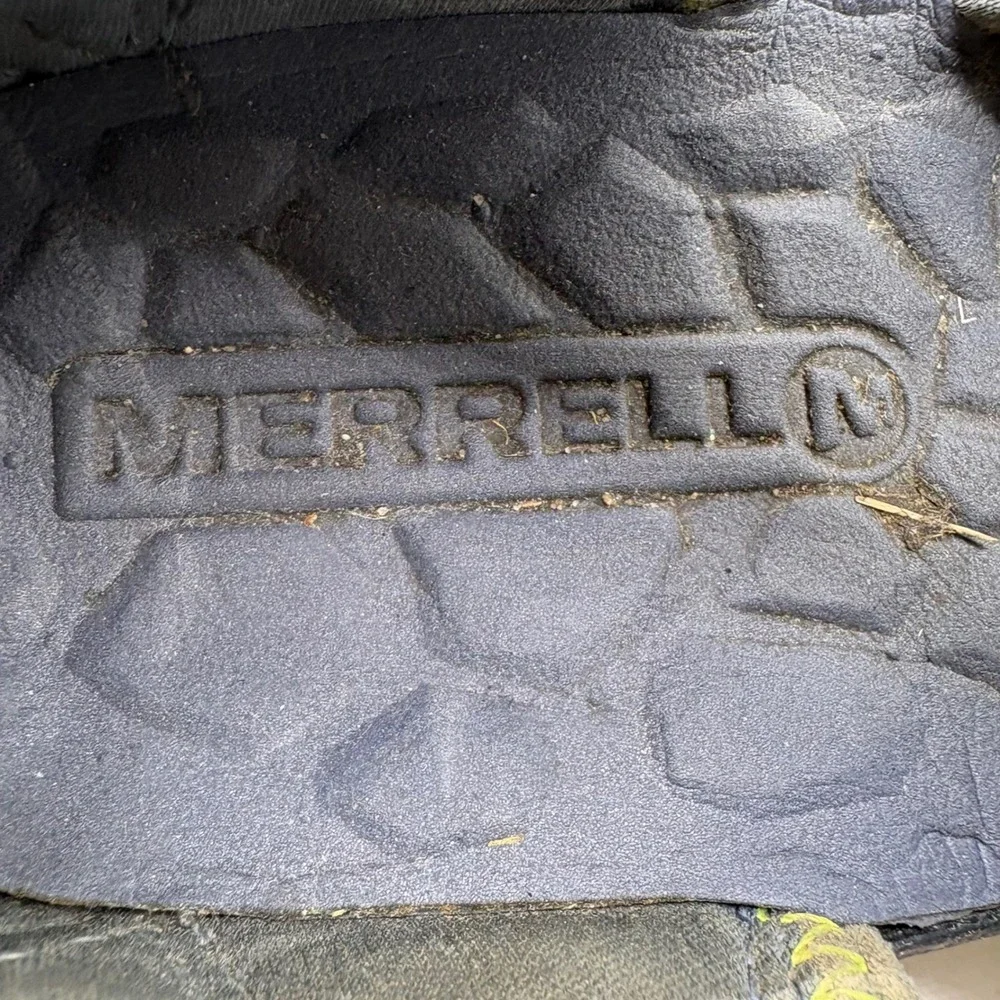 Merrell Hydro Mens 7 Navy Blue Leather Water Sandals‎ Hiking Shoes